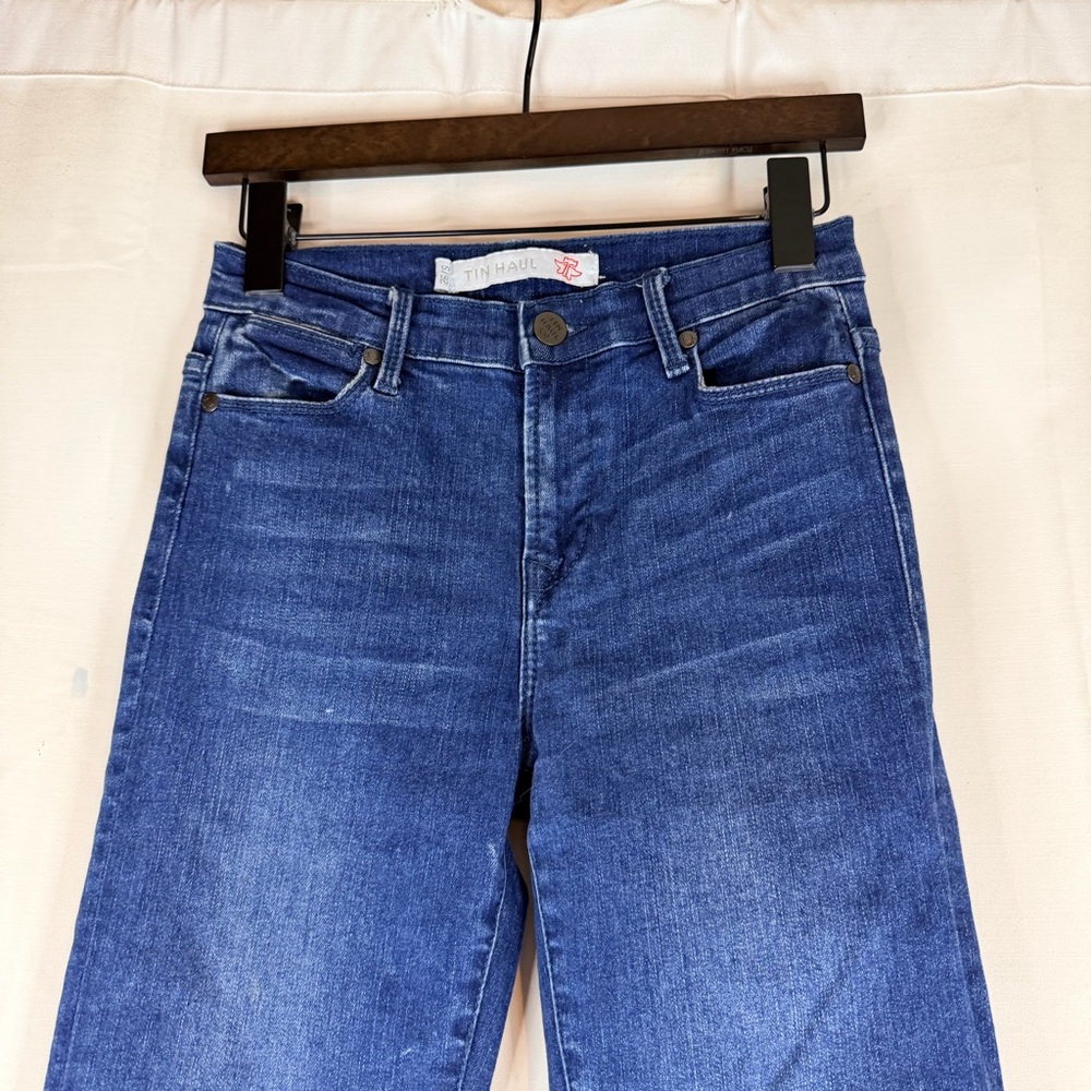 TIN HAUL Women’s Size 26/S Denim Jeans Flare Style Fit Stretch - Picture 5 of 16